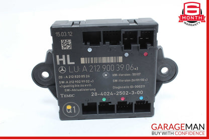 08-14 Mercedes W204 C250 C350 Rear Left Side Door Control Module 2129003906 OEM