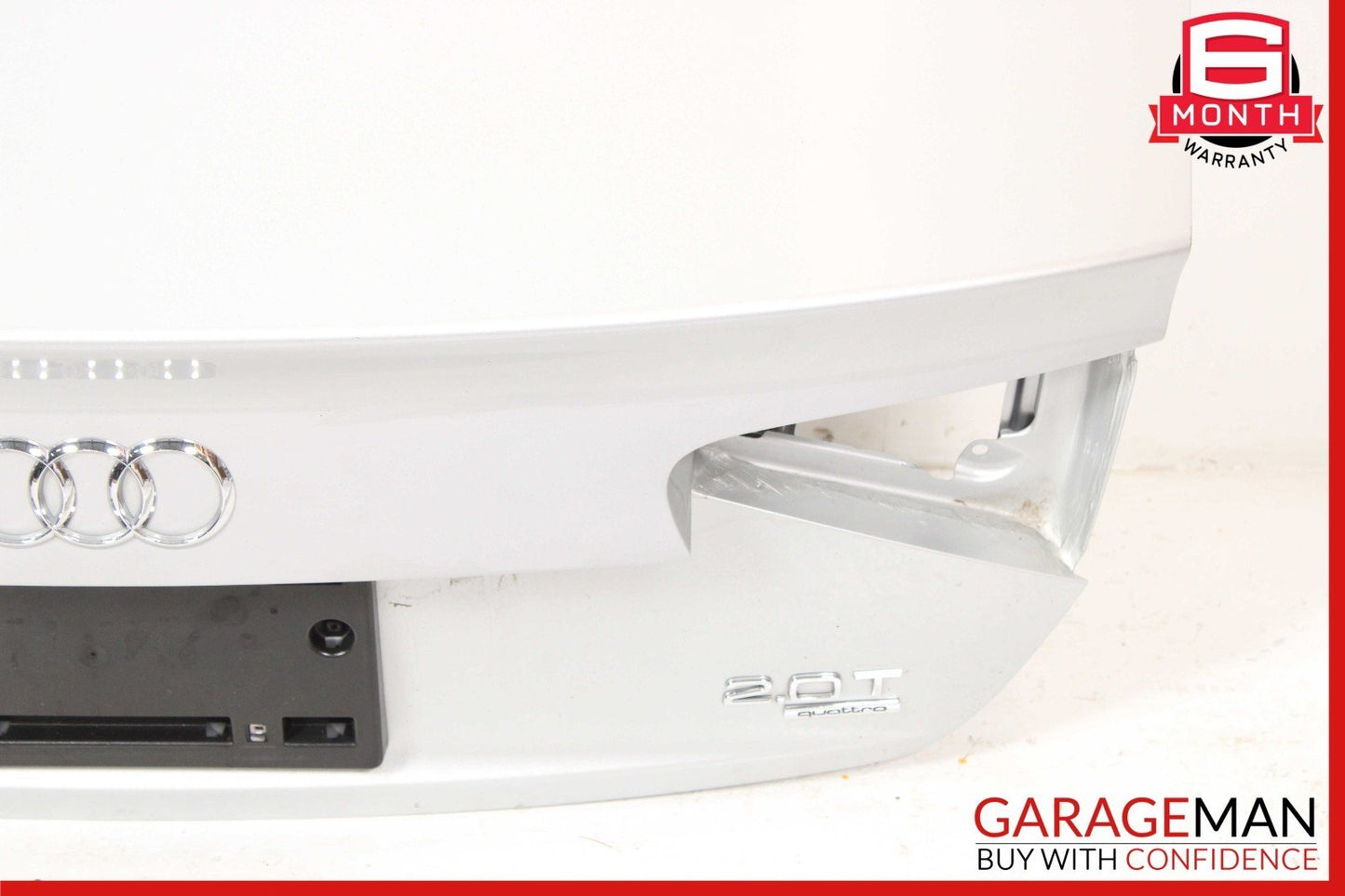 13-16 Audi A4 S4 Trunk Lid Shell Silver 8K5827023 OEM