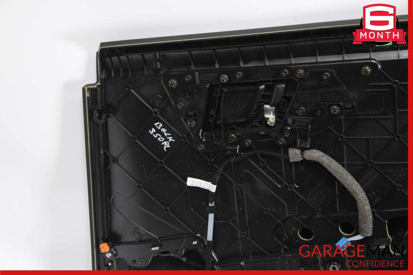 10-15 Mercedes X204 GLK250 GLK350 Rear Left Driver Interior Door Panel Black OEM