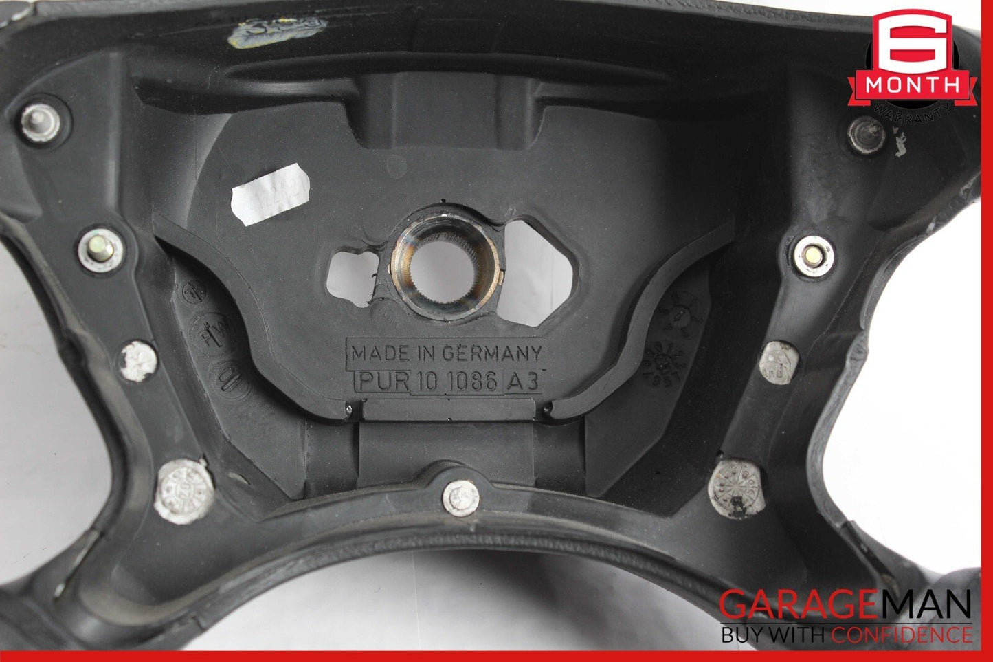 03-09 Mercedes R230 SL500 CLK350 Driver 4 Spoke Steering Wheel Black