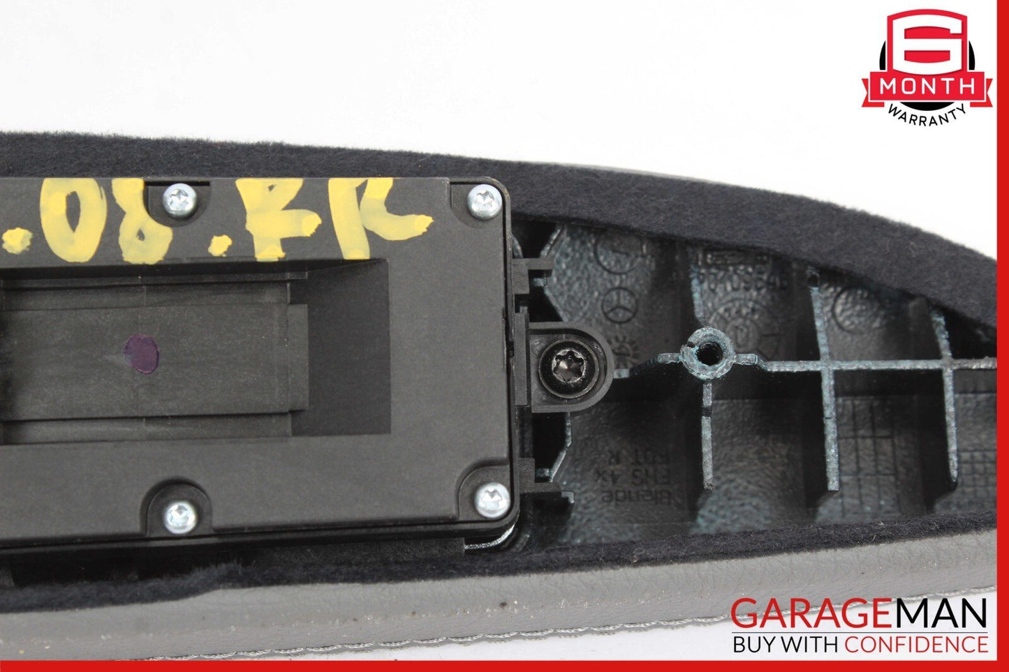 07-13 Mercedes W221 S550 Rear Right Side Door Window Switch Control Trim Grey