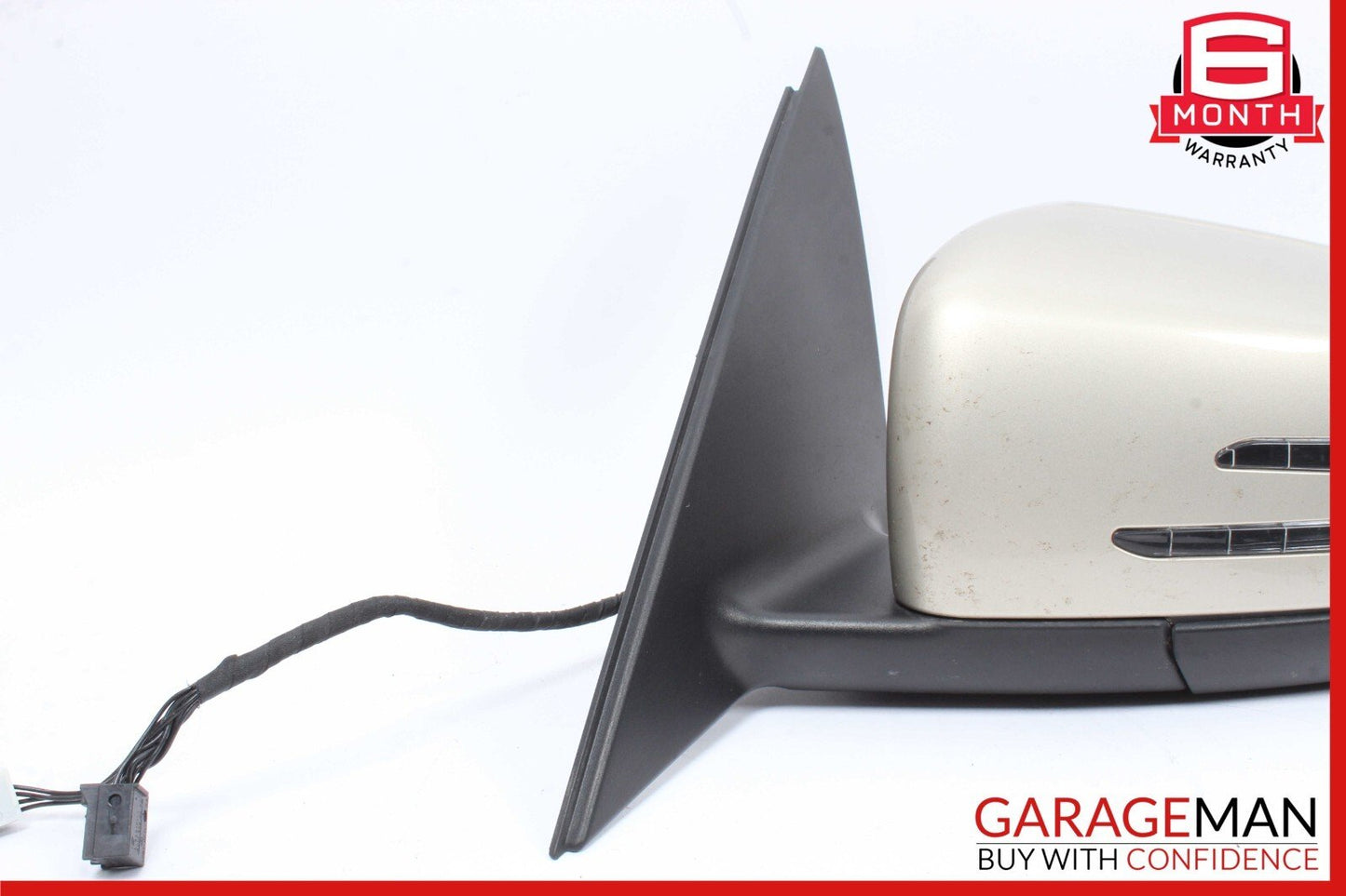 10-11 Mercedes W204 C300 C350 Front Left Side Mirror Door Rear View Pearl Beige