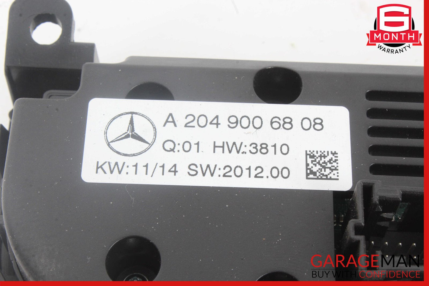 12-14 Mercedes W218 CLS500 C250 AC A/C Climate Heater Switch Control Panel OEM