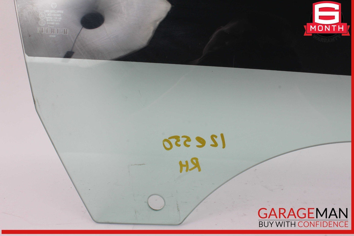 11-17 Mercedes W207 E500 E550 Convertible Door Window Glass Front Right Side OEM