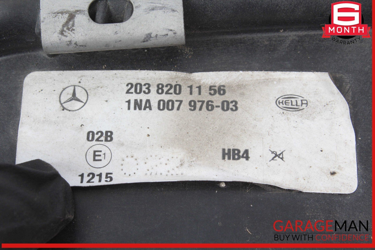 03-06 Mercedes R230 SL500 SL600 Left Side Fog Light Lamp 2038201156 OEM