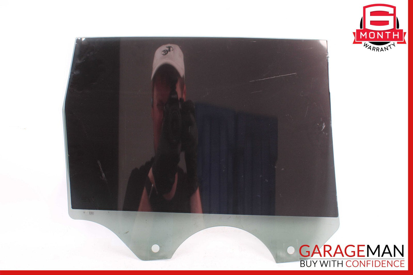 03-10 Porsche Cayenne 955 957 Rear Left Driver Side Door Window Auto Glass OEM