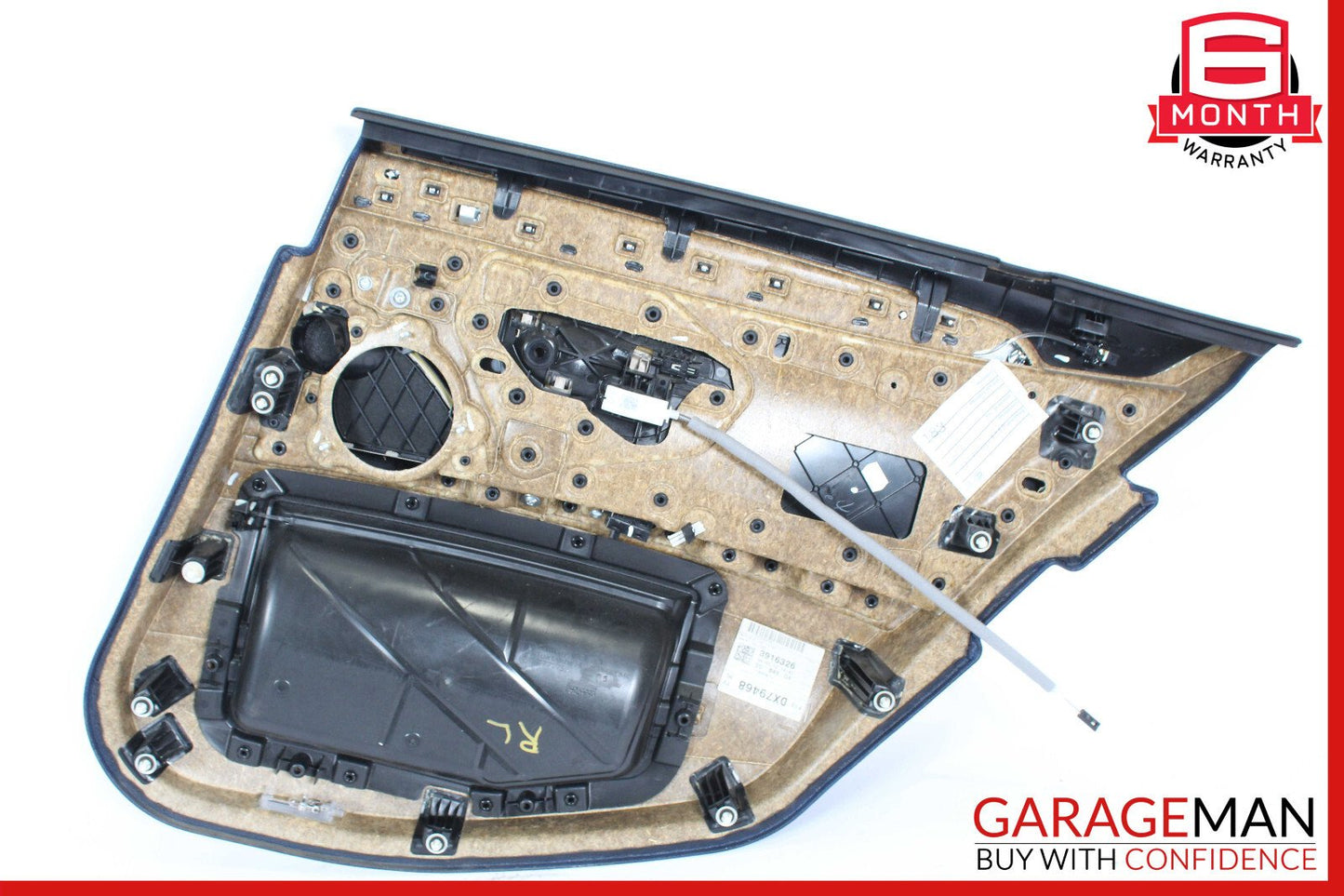 11-16 BMW F10 550i 535i 528i Rear Left Side Interior Door Panel OEM