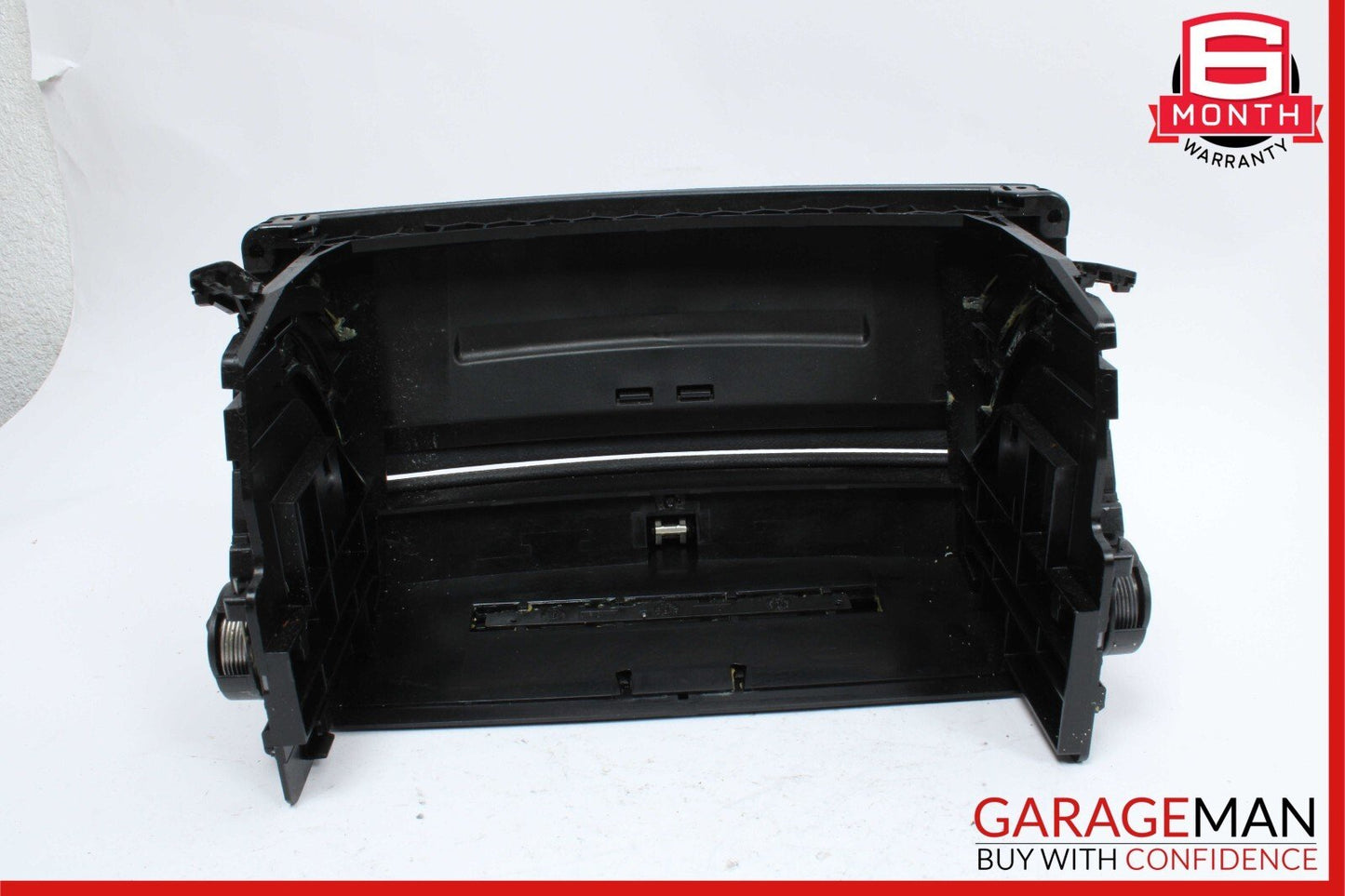 07-13 Mercedes W221 S550 Center Console CD Player Cover Trim Panel Black OEM