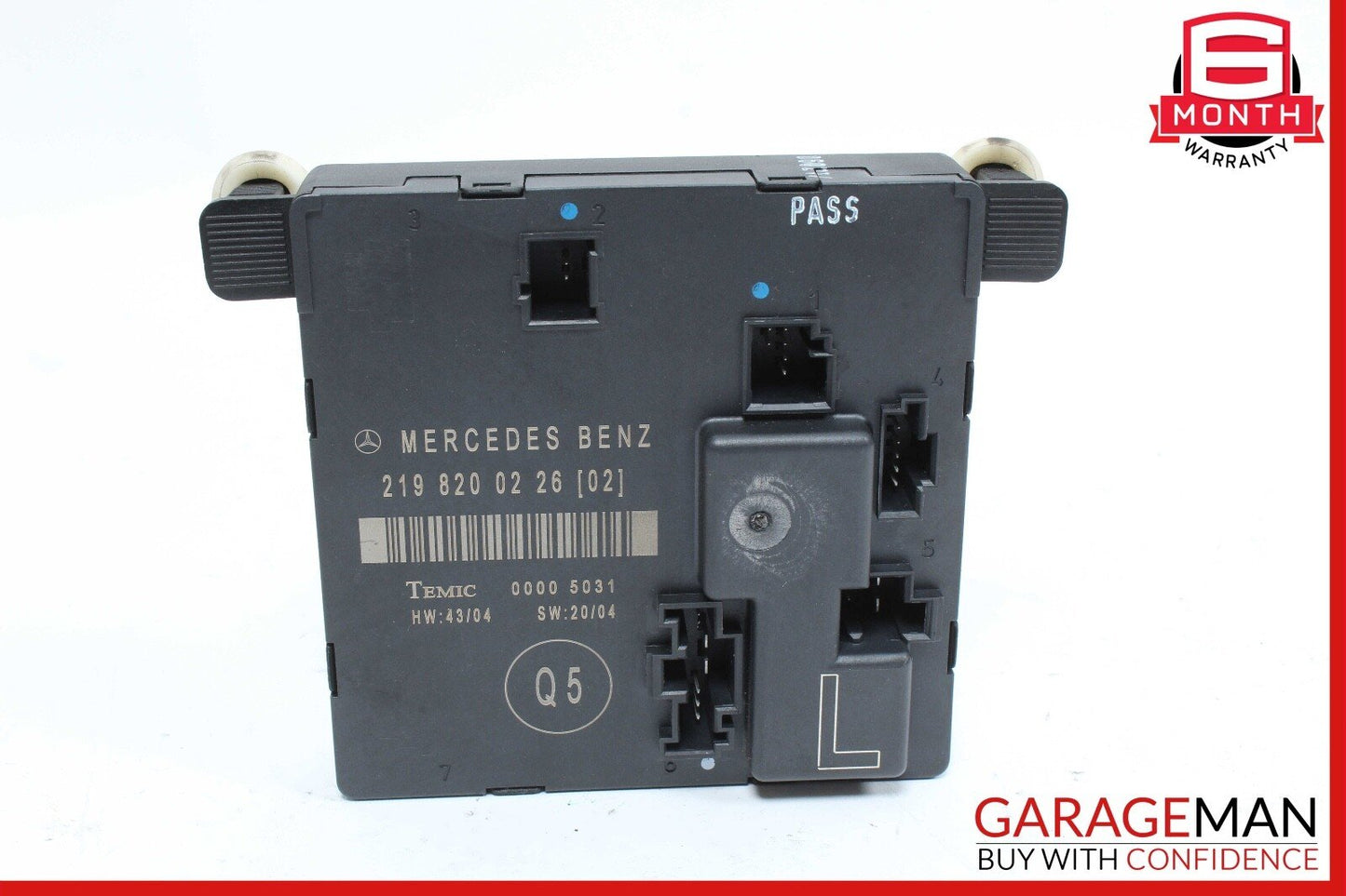 06-11 Mercedes W219 CLS500 Rear Left Driver Side Door Control Module OEM