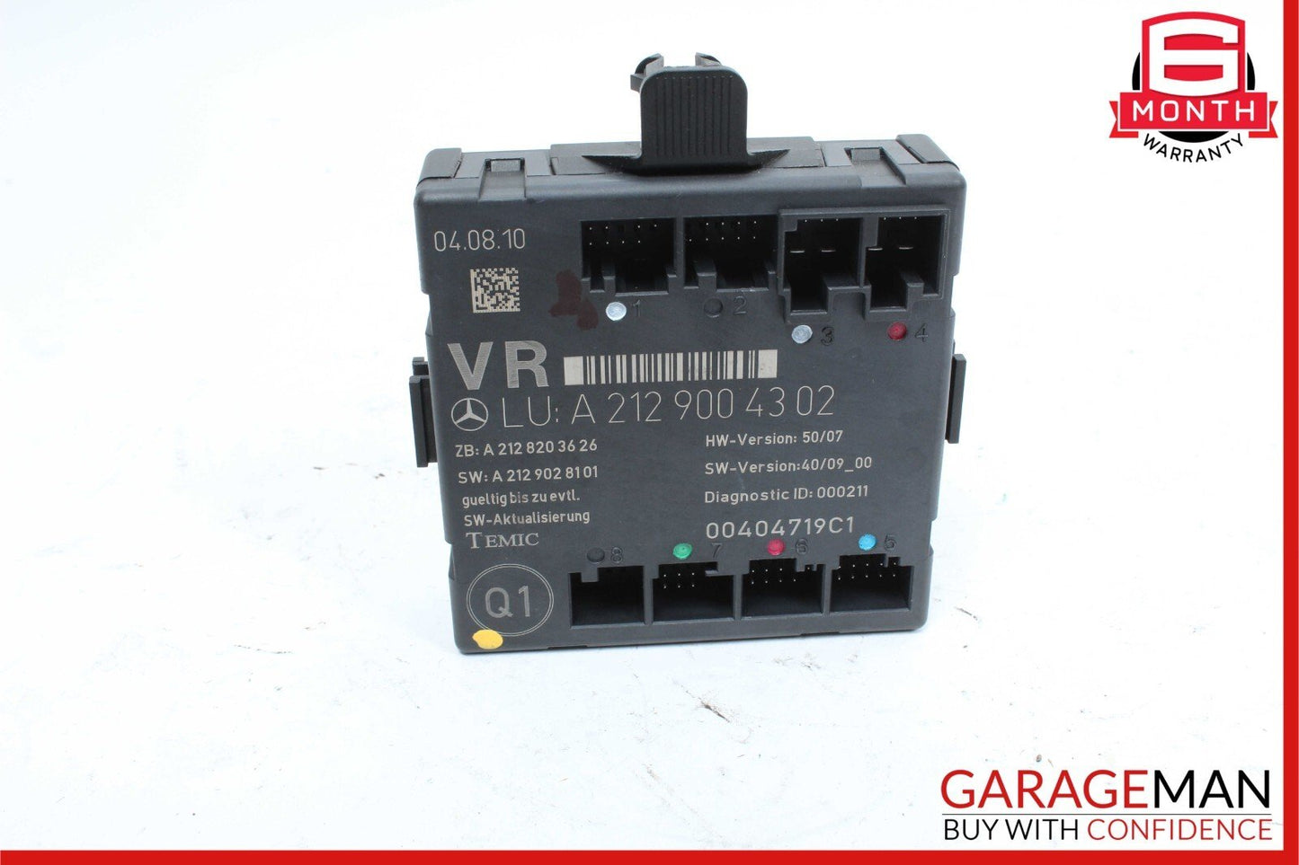 08-18 Mercedes W204 C300 C350 Front Right Side Door Control Module Unit OEM