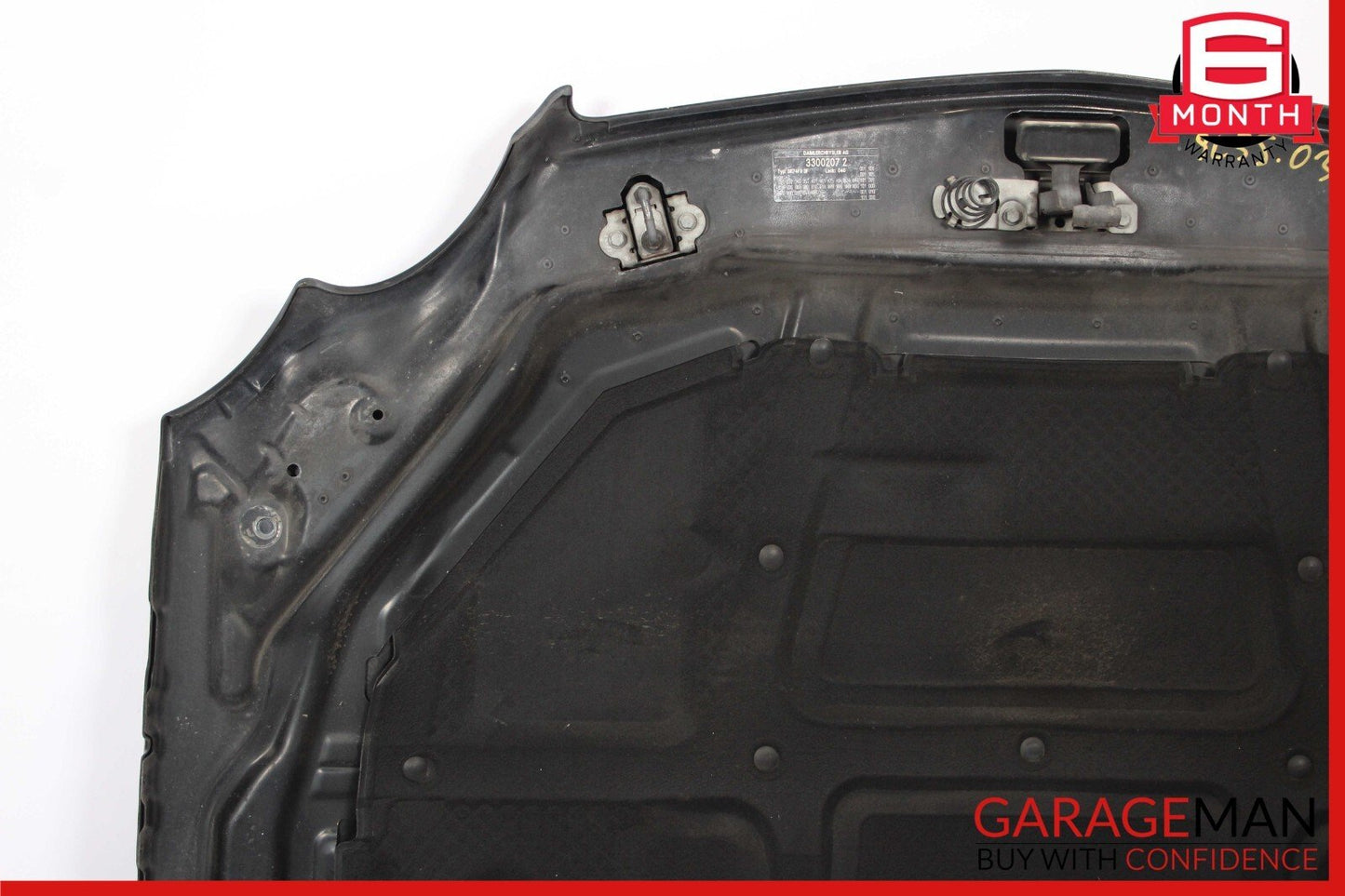 03-08 Mercedes R230 SL500 SL600 Front Hood Bonnet Cover Panel Assembly Black OEM