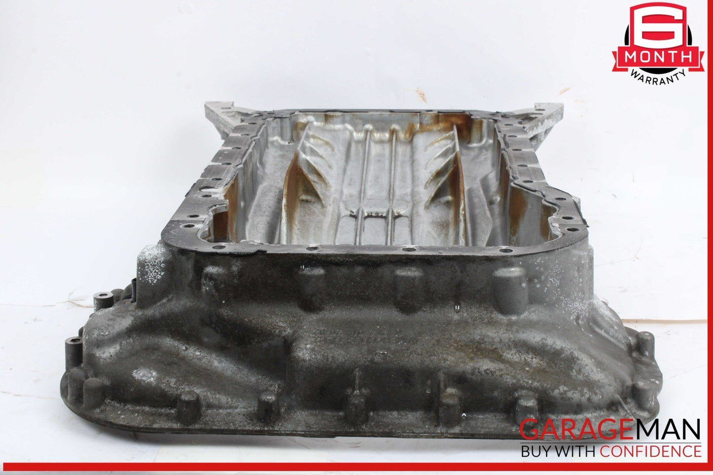 06-13 Mercedes W221 S400 Hybrid Engine Upper Oil Sump Baffle Pan 2720142002 OEM