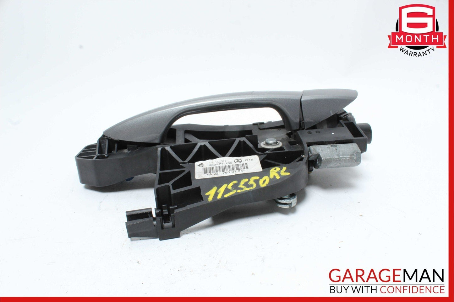 07-13 Mercedes W221 S550 S600 Rear Left Side Exterior Door Handle Keyless Go OEM