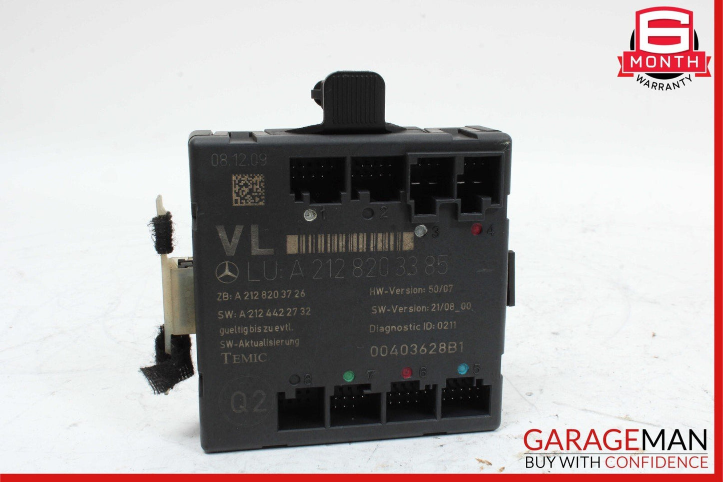 08-18 Mercedes W212 E350 SLK350 E400 Front Left Side Door Controller Module Unit