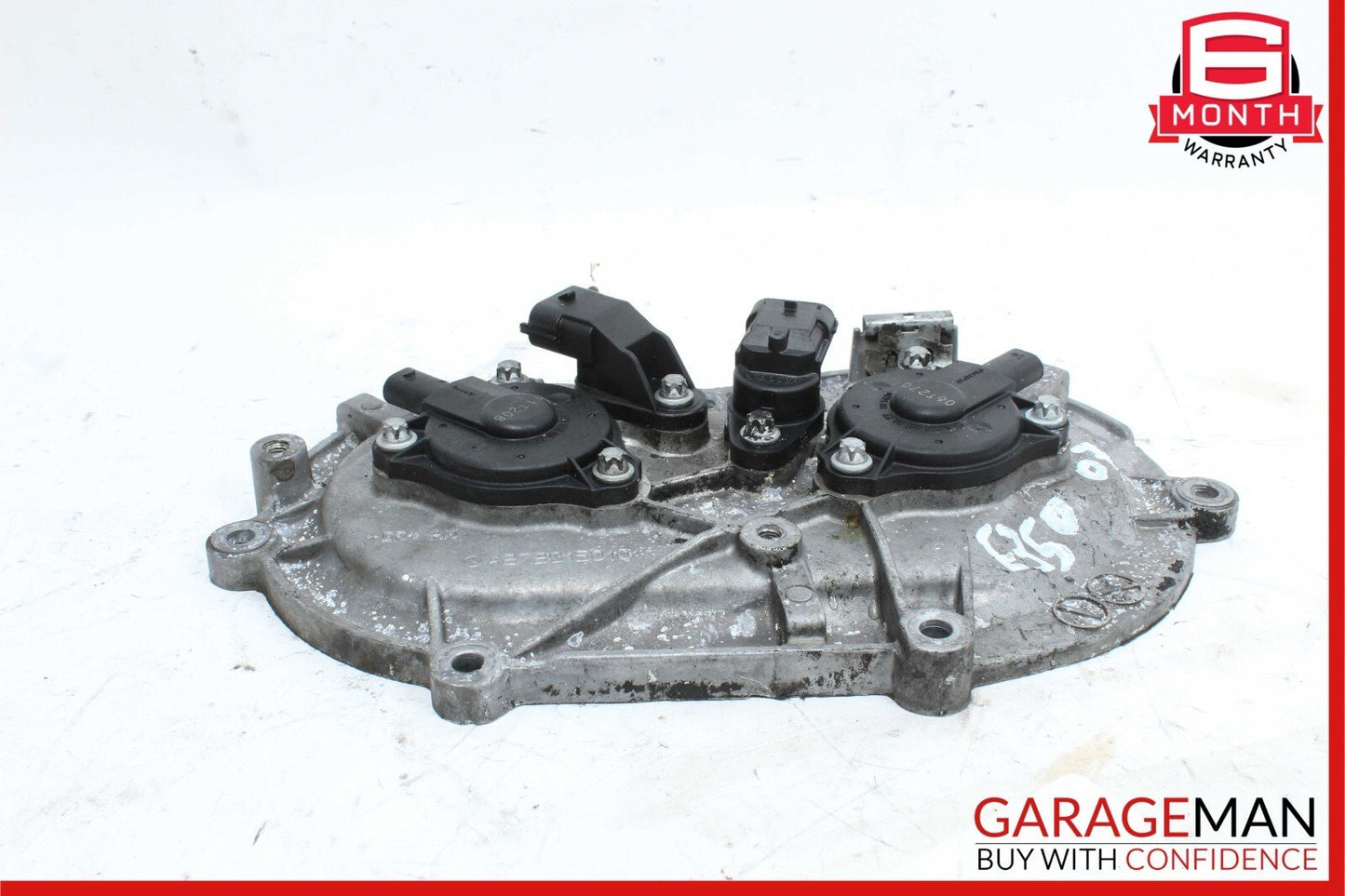 06-13 Mercedes W211 E350 S550 Front Right Engine Timing Chain Cover Plate OEM