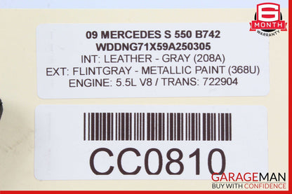 07-10 Mercedes W221 S550 CL550 Keyless Go Control Module Unit 2218707392