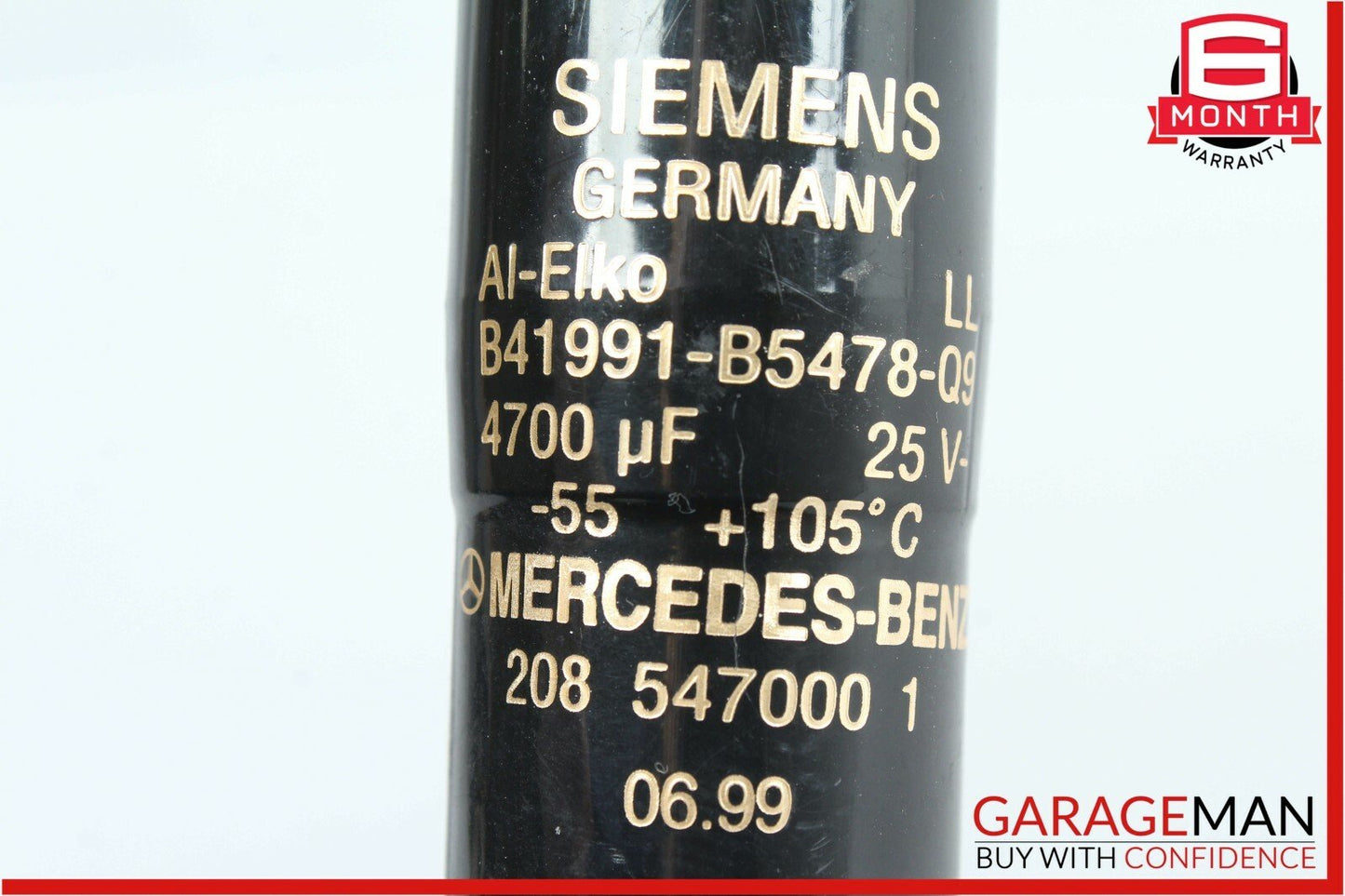97-02 Mercedes W208 CLK320 Convertible Starter Cable Condenser 2085470001 OEM