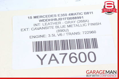 10-18 Mercedes W212 E350 E400 CLS400 Rear Left Driver Side Brake Caliper