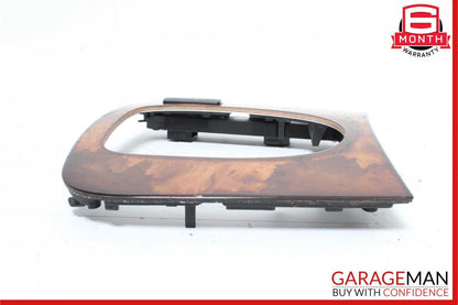 00-06 Mercedes W220 S430 S500 Front Center Console Shift Shifter Trim Bezel Wood