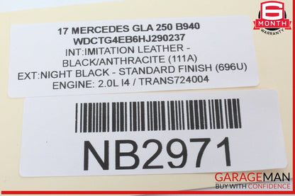 13-18 Mercedes X156 GLA250 GL450 GL550 Front Right Seat Control Module