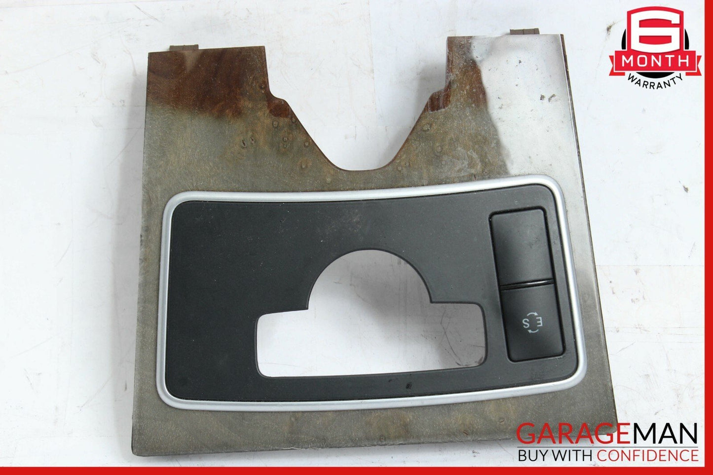 10-13 Mercedes W212 E350 E400 E550 Center Console Switch Trim Bezel Wood OEM