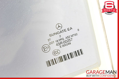 07-13 Mercedes W221 S63 AMG S600 Rear Left Side Door Window Auto Glass