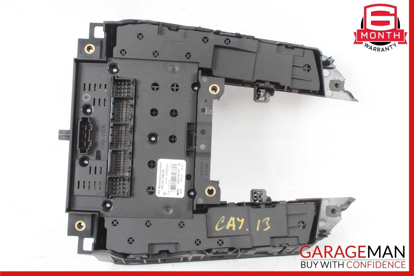 11-17 Porsche Cayenne 958 Front Center Console AC A/C Heater Climate Controller