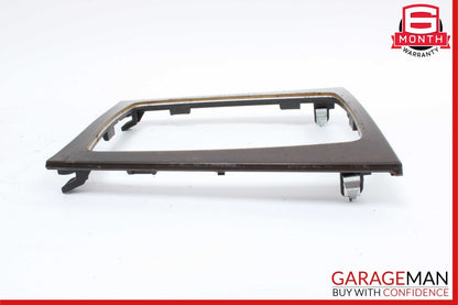 08-15 Mercedes W204 C250 C300 C350 Center Console Shift Shifter Bezel Trim Wood