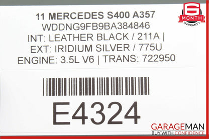 07-13 Mercedes W221 S550 S400 S63 AMG Anti Theft Alarm Horn Siren 2218701391 OEM
