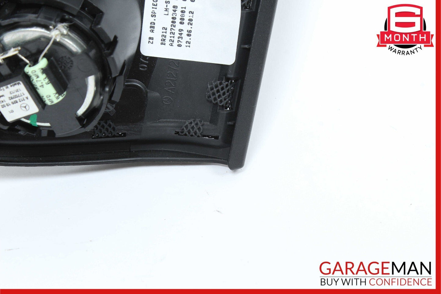 10-16 Mercedes W212 E400 E350 Front Left Door Panel Tweeter Speaker Cover Black