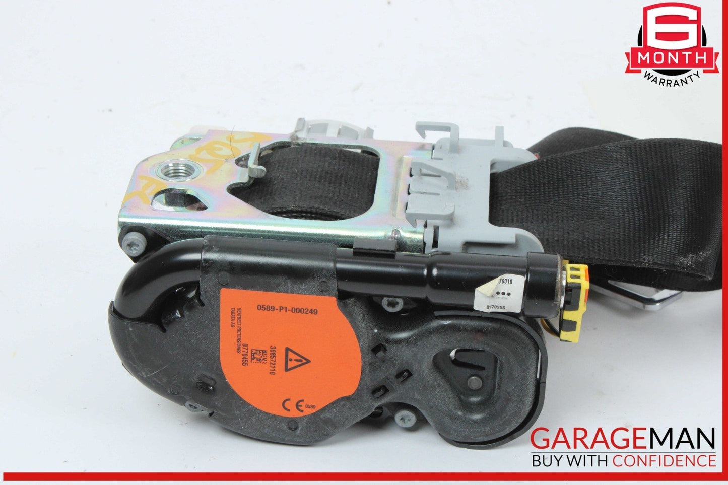 09-17 Audi Q5 SQ5 Front Left Driver Side Seat Belt Seatbelt Black 8R1857705N OEM