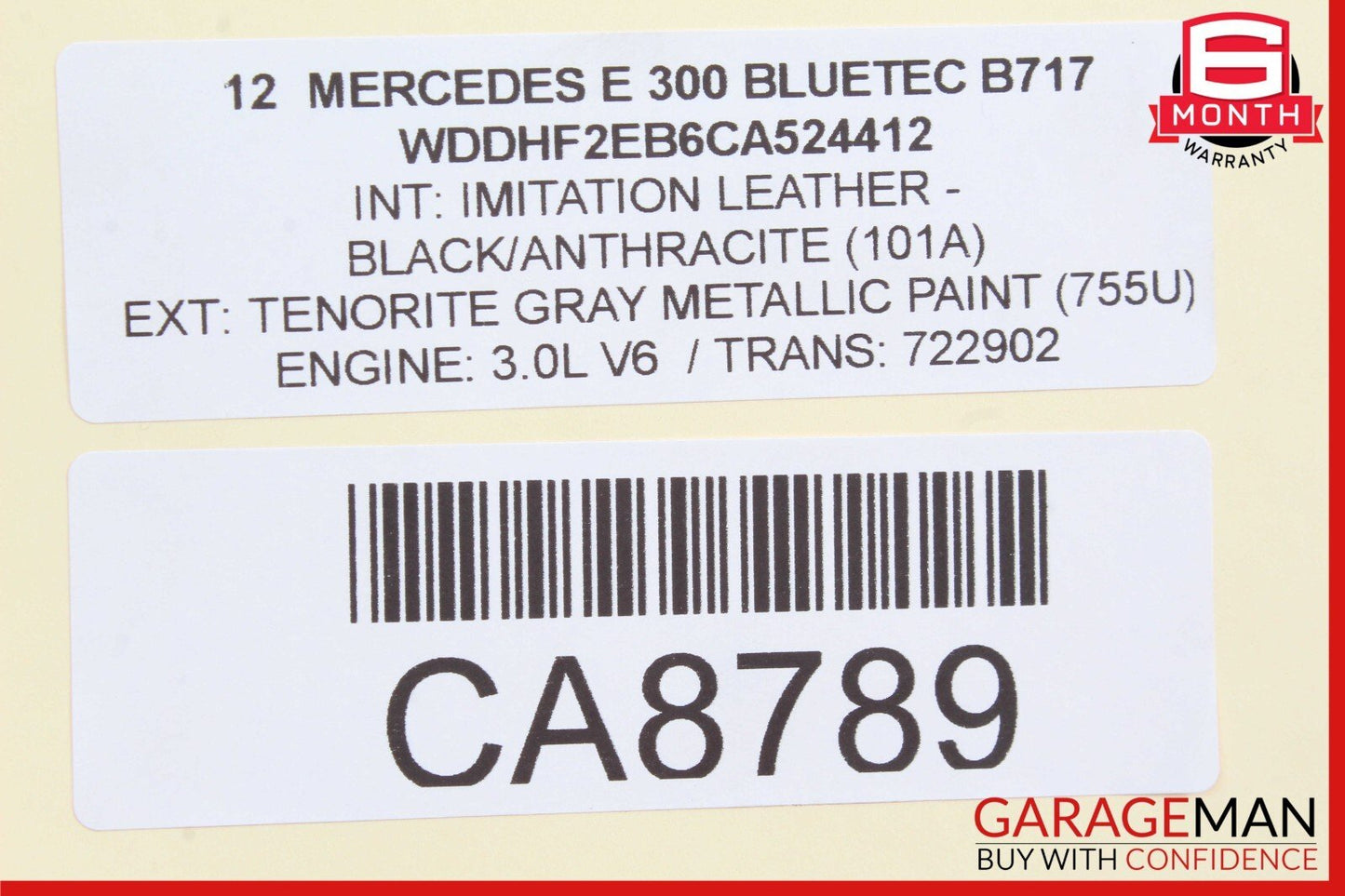 10-13 Mercedes W212 E350 CLS550 Parking Rear View Backup Back Up Camera OEM