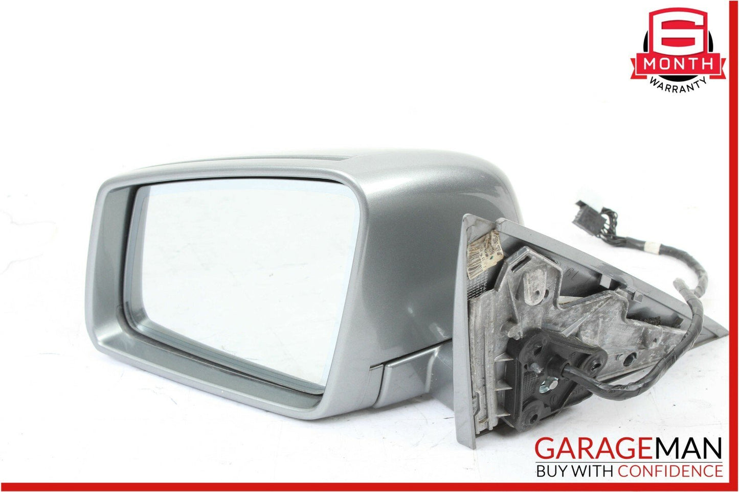 10-13 Mercedes W221 S550 S65 AMG Front Left Side Mirror Door Rear View Silver