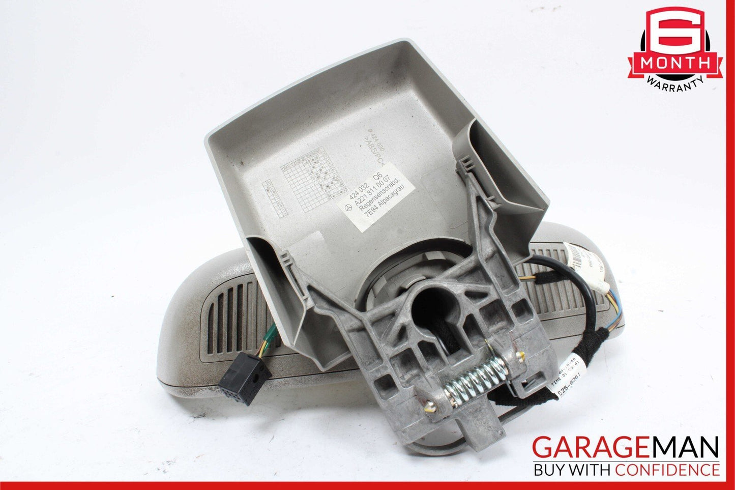 07-09 Mercedes W221 S550 S63 AMG Top Upper Rear View Inside Dim Mirror Gray
