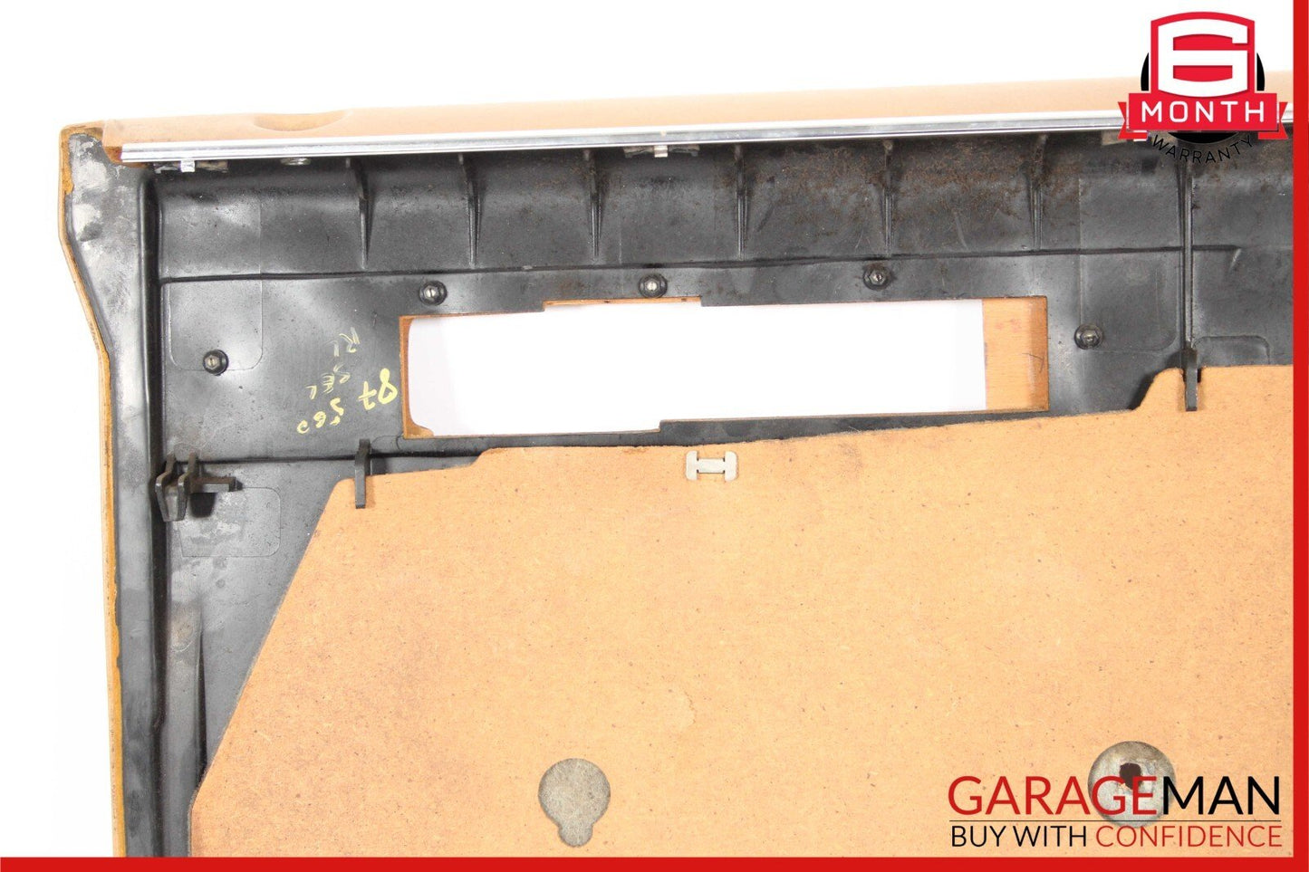 86-91 Mercedes W126 560SEL Rear Left Side Interior Door Trim Panel Cover OEM