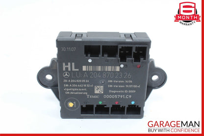 08-18 Mercedes W204 C300 CLS550 GLK350 Rear Left Side Door Control Module OEM