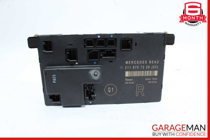 03-09 Mercedes W211 E350 E550 Front Right Passenger Door Control Module OEM