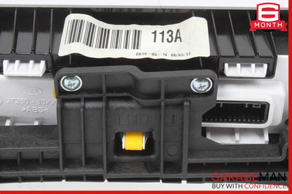 18-23 Kia Stinger Heater A/C Temperature Climate Controls OEM