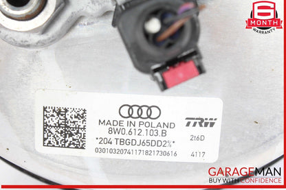 17-24 Audi A4 Power Brake Booster Master Cylinder 8W0612103B OEM