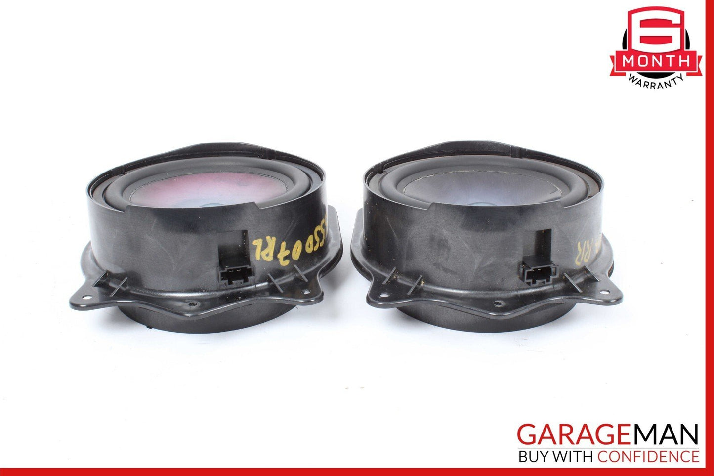 07-09 Mercedes W221 S550 Rear Left & Right Door Audio Sound Speaker Set of 2 OEM
