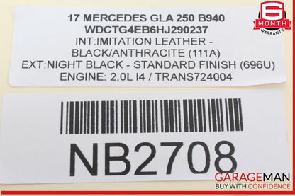 10-20 Mercedes X156 GLA250 GLK350 Trunk Remote Power Closing Latch Lock OEM