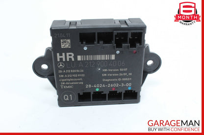 08-18 Mercedes W212 E350 C300 GLK350 Rear Right Side Door Control Module OEM