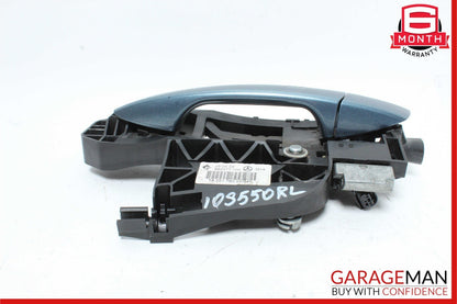 07-13 Mercedes W221 S550 Rear Left Side Exterior Door Handle Keyless Go Blue
