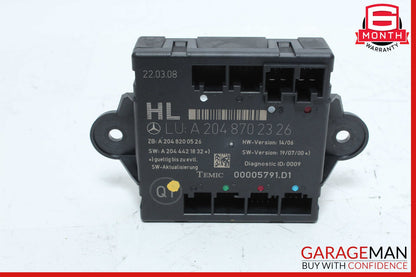 08-14 Mercedes W204 C300 C350 Rear Left Side Door Control Module 2048702326 OEM