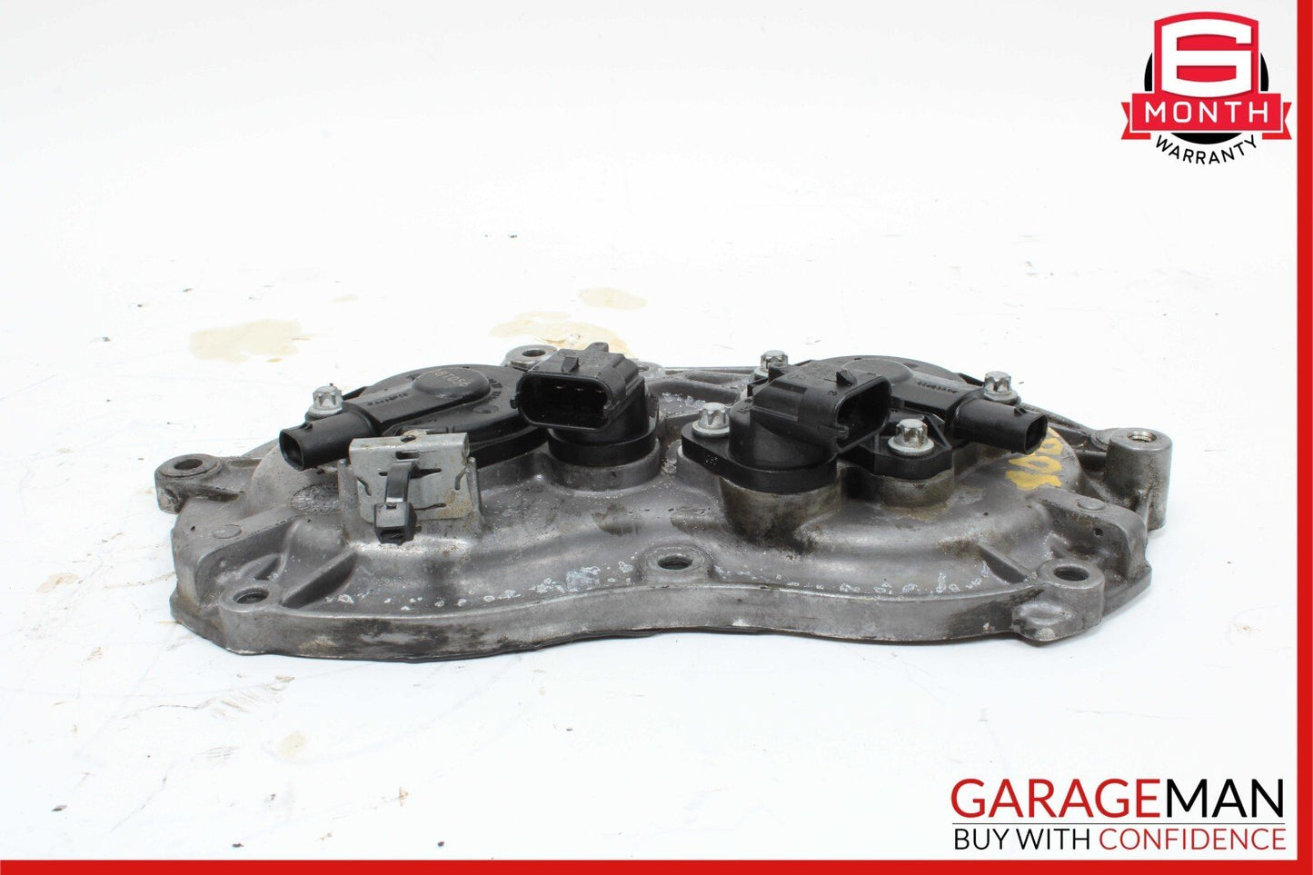 06-13 Mercedes W211 E350 S550 Front Right Engine Timing Chain Cover Plate OEM