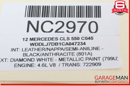 10-20 Mercedes W218 CLS550 Front Left Window Regulator Motor 2078200642 OEM