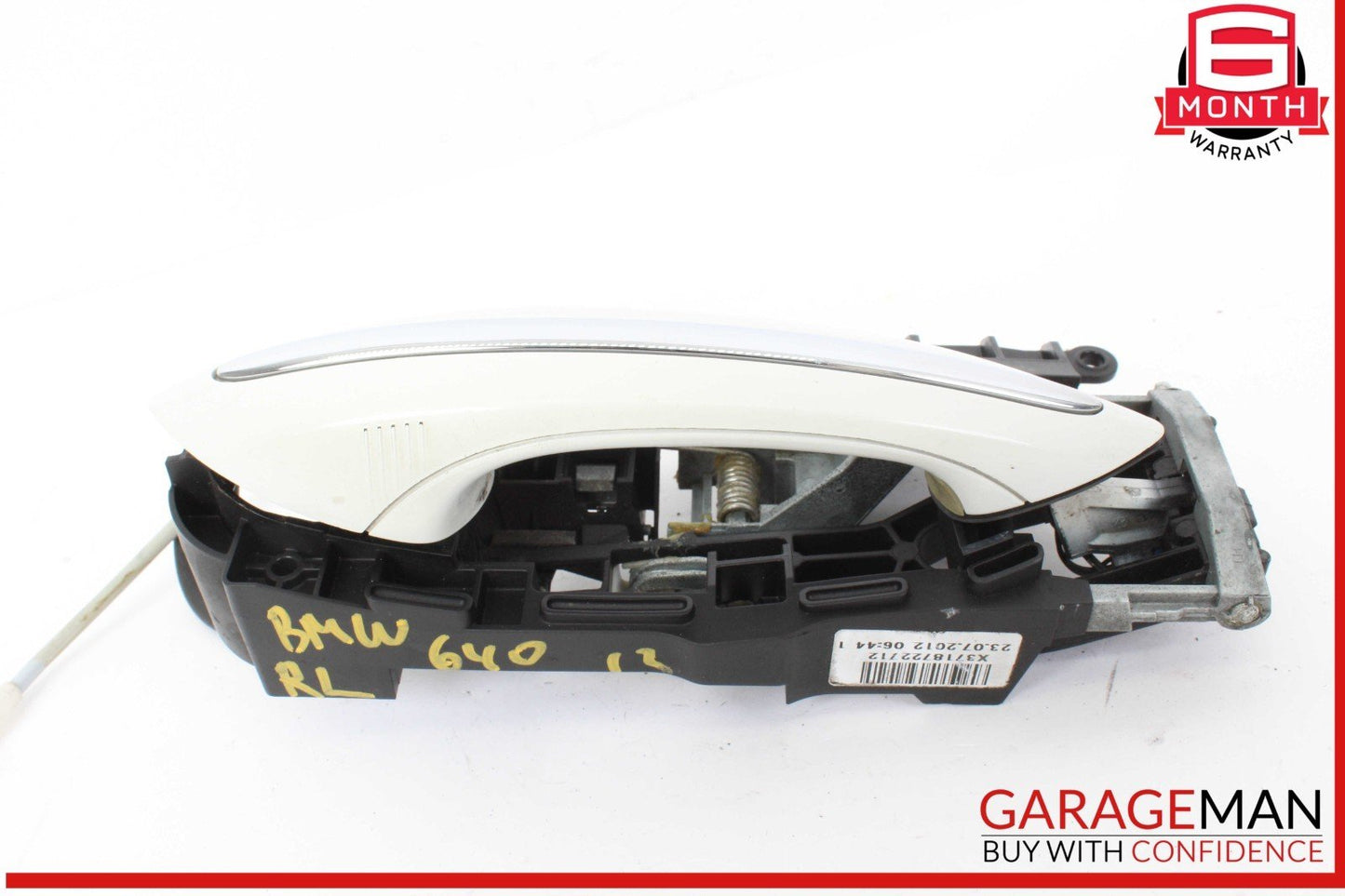 12-18 BMW 640i 650i Rear Left Driver Side Exterior Door Handle X3718722712 OEM