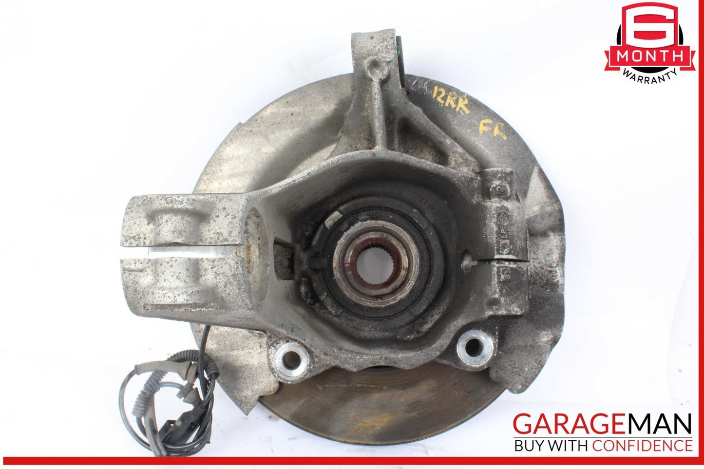 12-19 Range Rover Evoque Front Right Side Spindle Knuckle w/ Brake Rotor Disc