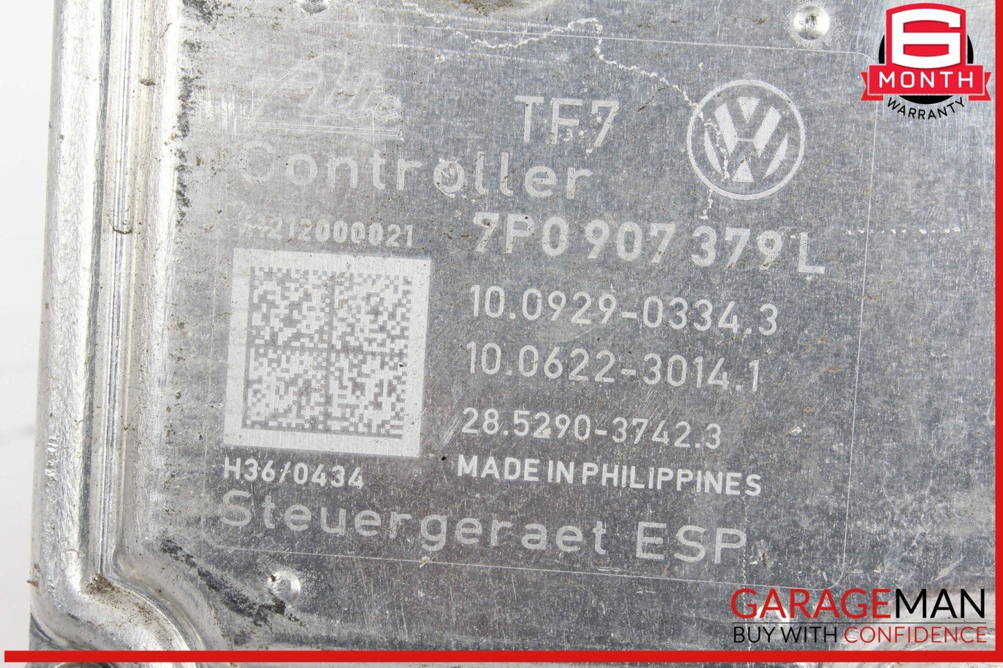11-14 Porsche Cayenne S 958 ABS Anti Lock Brake Pump Control Module 7P5614517A