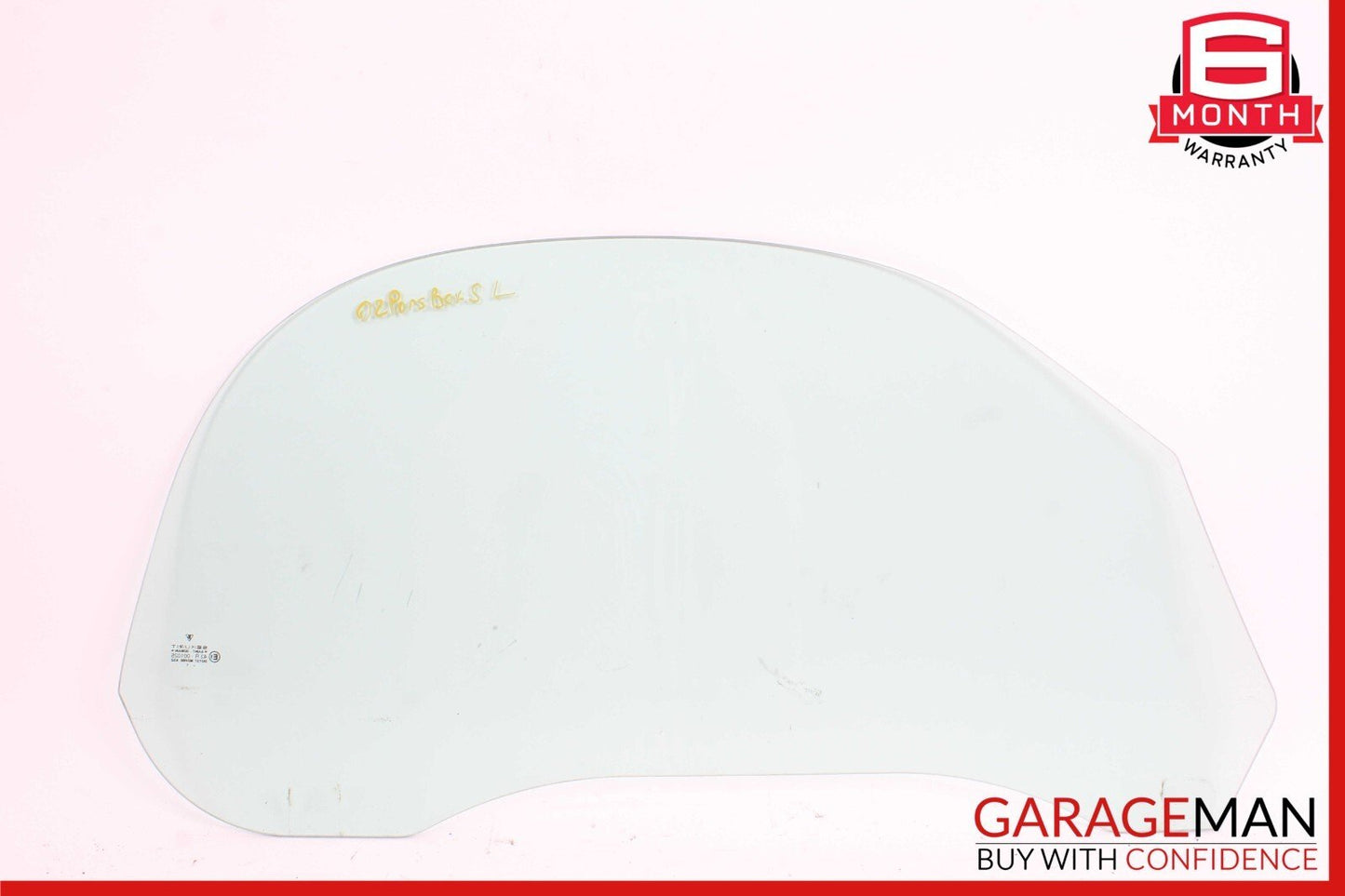 97-04 Porsche Boxster S 986 Front Left Driver Side Door Window Auto Glass Clear